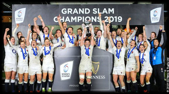 England Rugby Womens Six Nations Grand Slam Champions 2019